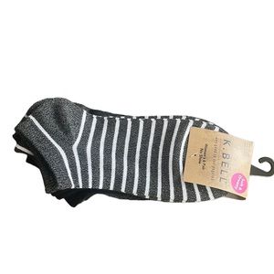 K. Bell - 6 Pairs No Show Socks